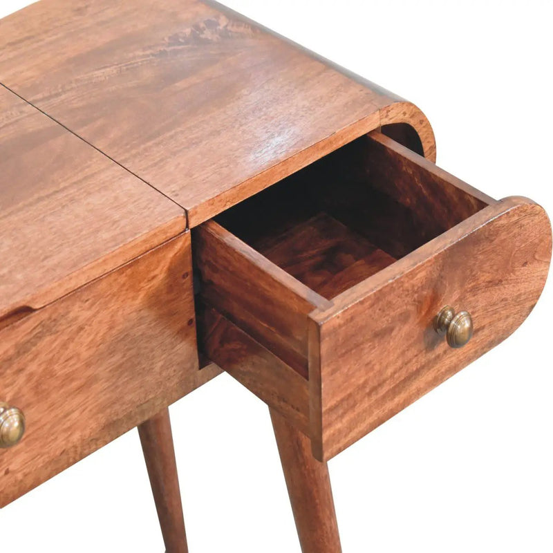 Round Dressing Table by Unique Piece Furniture