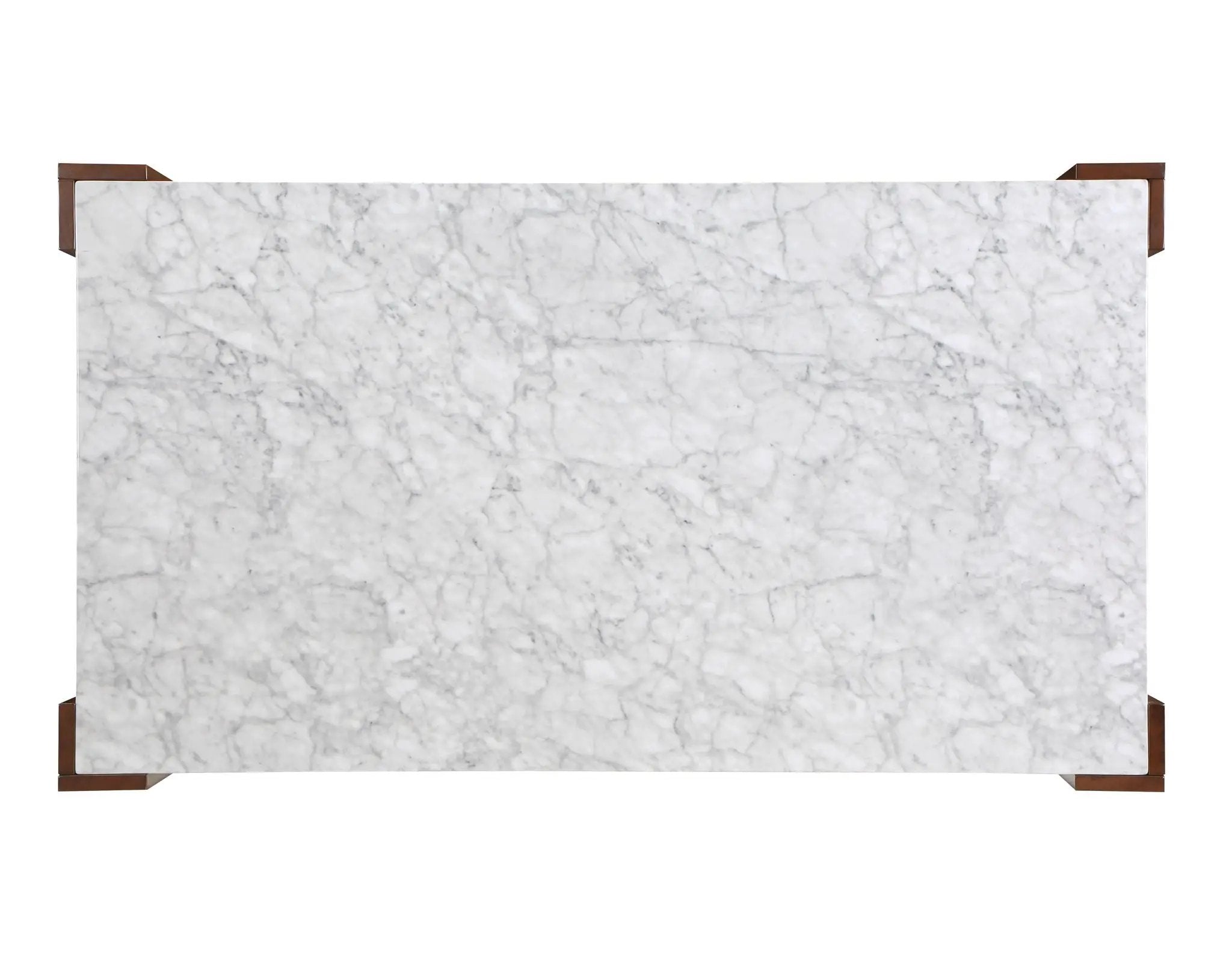 Hettie - Dining Table With Engineered Stone Top - Brown by Unique Piece Furniture