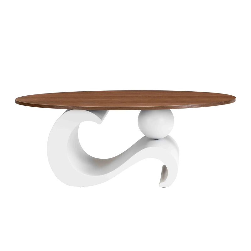 White Nesting Coffee Table Set of 2 by HouseOfZazla