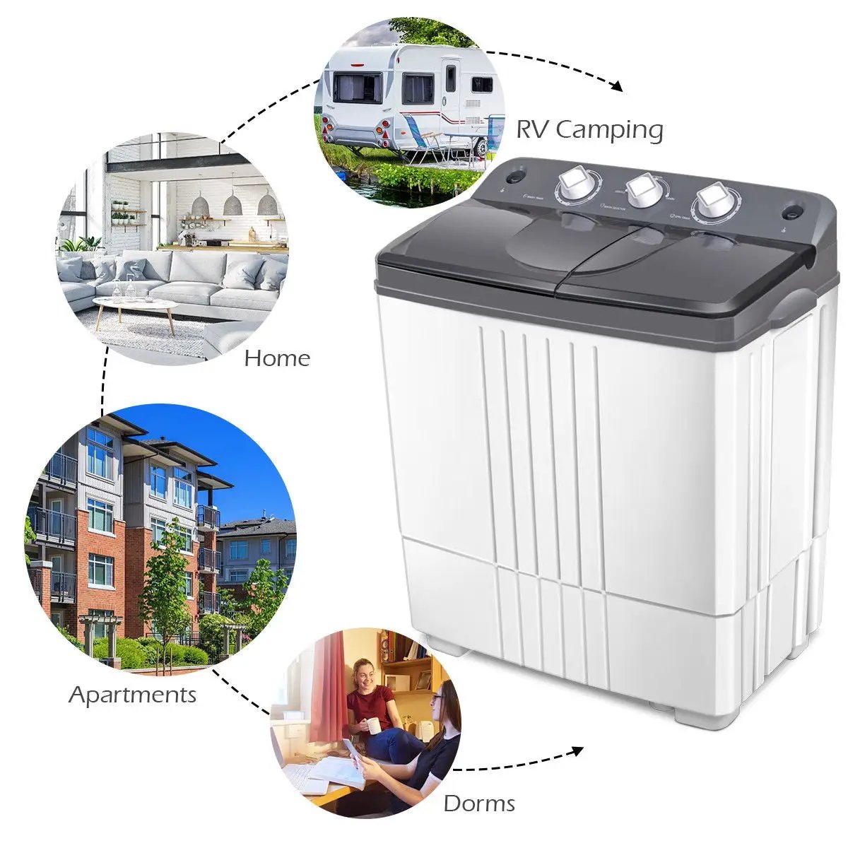 Portable Washing Machine for Dorms and Apartment, photo 17 of 24