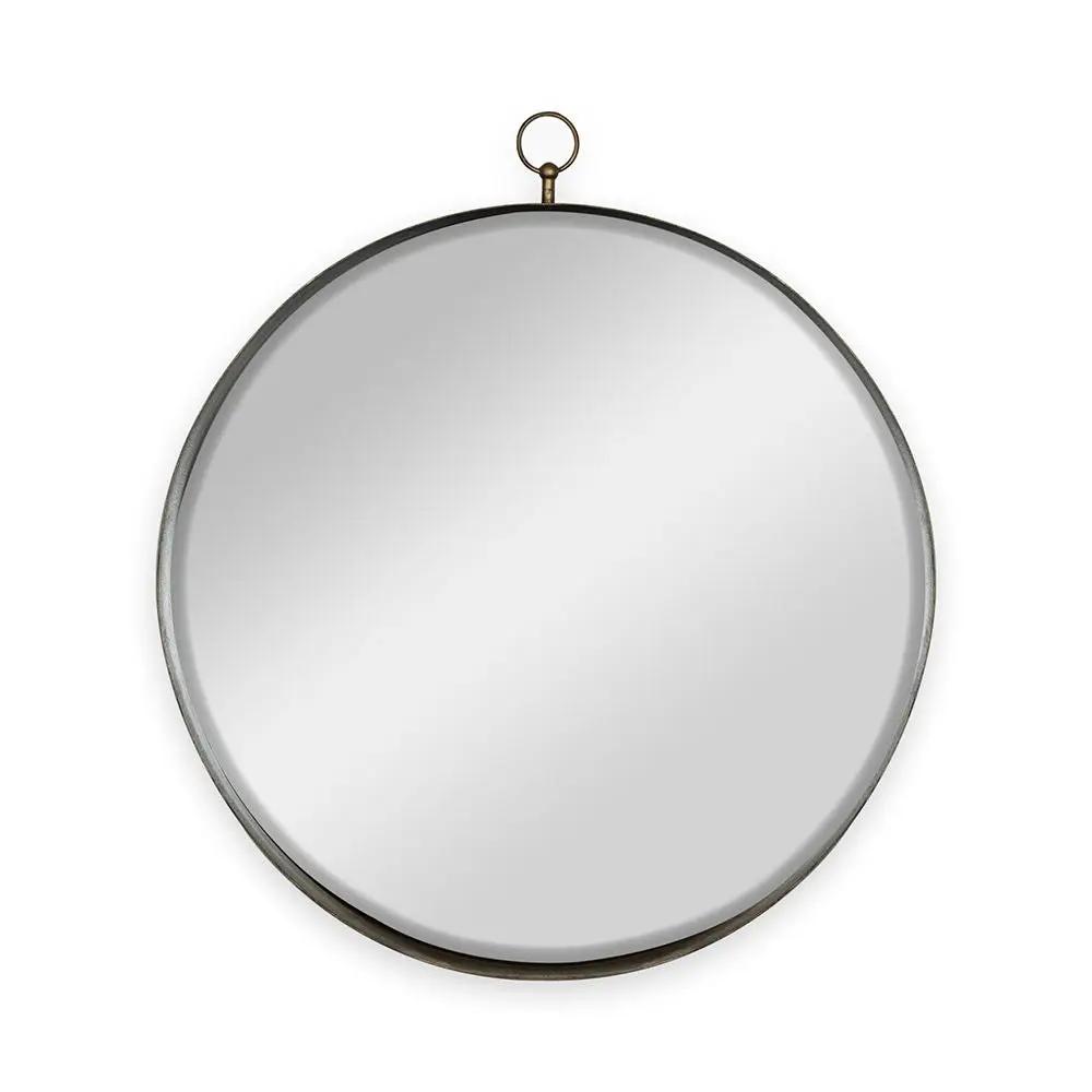 Round Mirror, Circle Mirror With Iron Frame For Living Room Bedroom Vanity Entryway, Hallway by Unique Piece Furniture