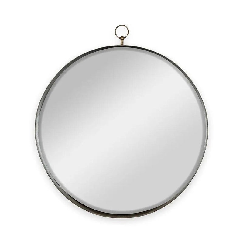 Round Mirror, Circle Mirror With Iron Frame For Living Room Bedroom Vanity Entryway, Hallway by Unique Piece Furniture