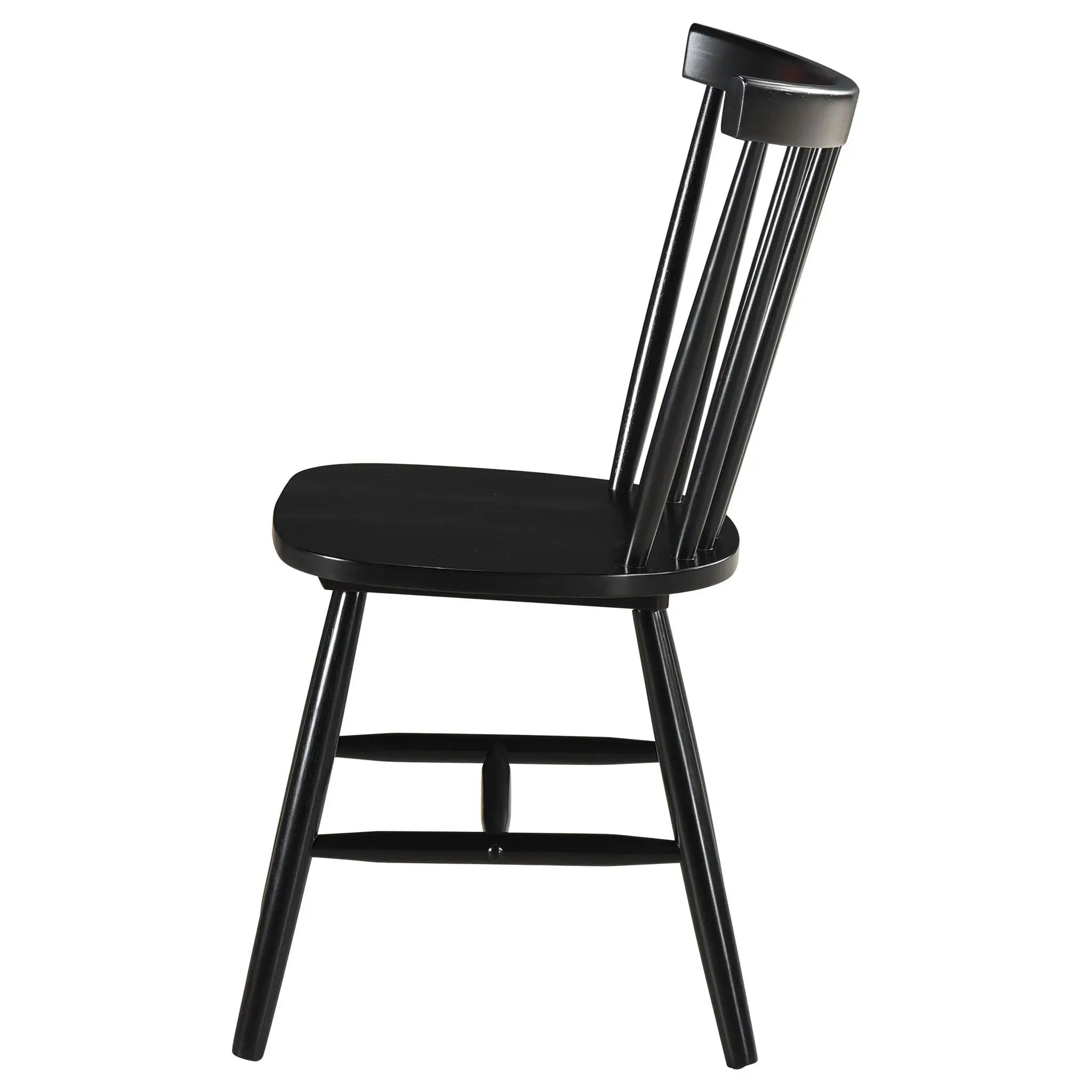 Hayward - Dining Side (Set of 2) - Black by HouseOfZazla