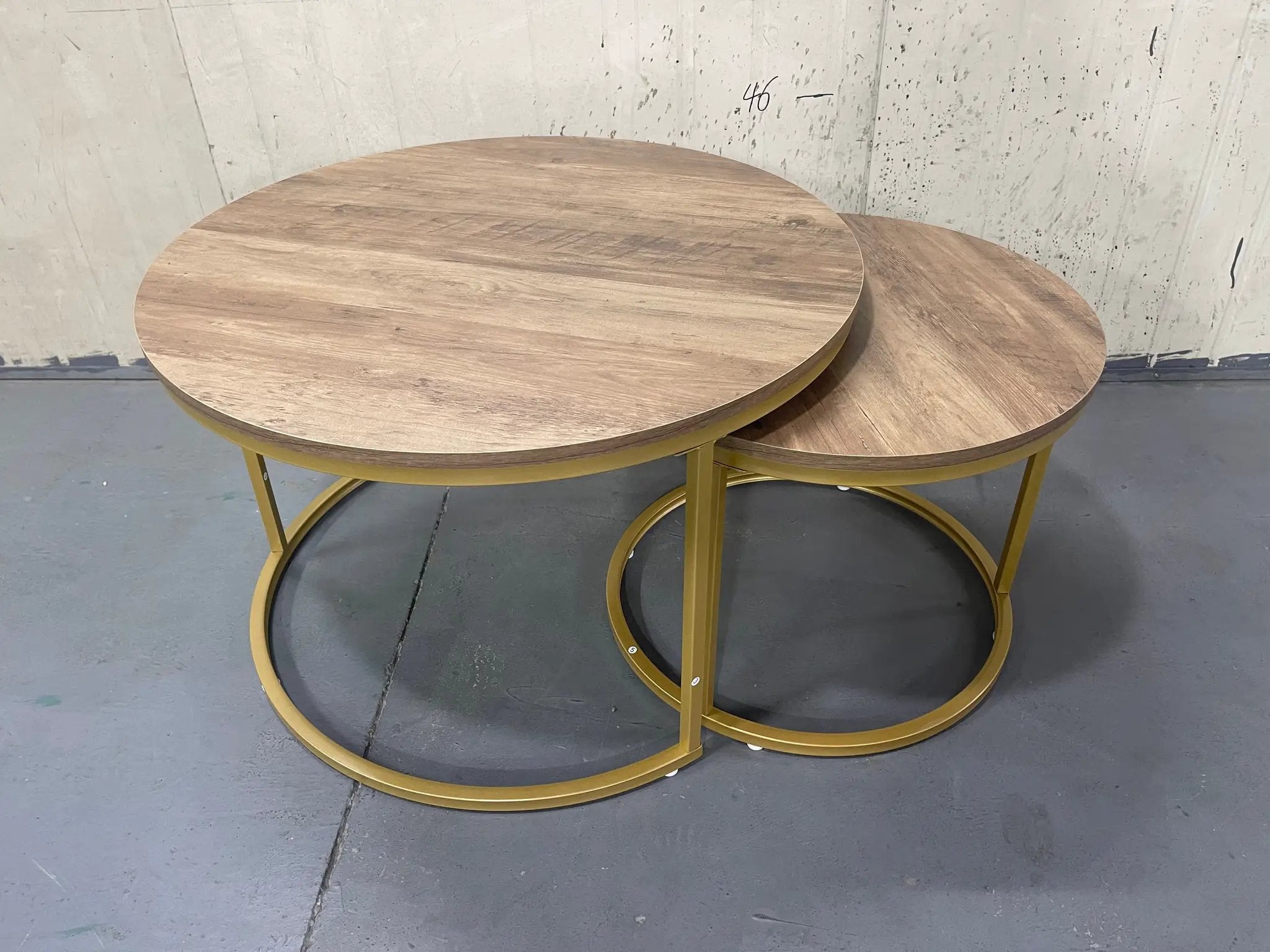 27.6in Nesting Coffee Table Set of 2 by HouseOfZazla