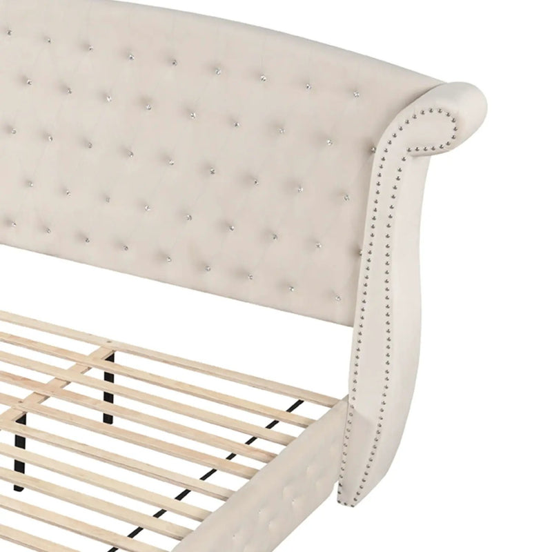Sophia - Upholstered Bed by HouseOfZazla