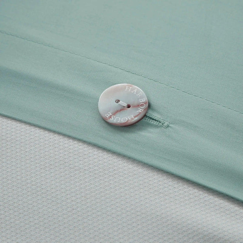 Duvet Cover Mini Set Aqua Full/Queen by HouseOfZazla