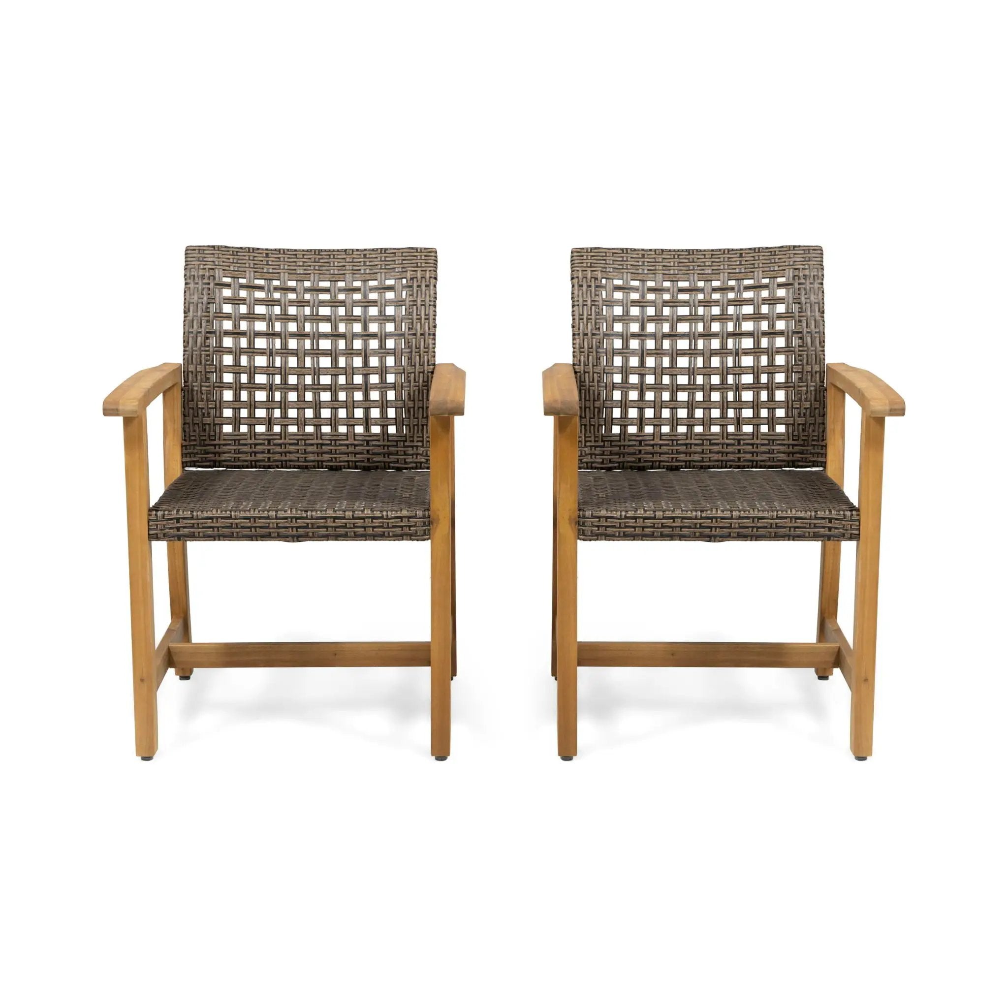Hampton Dining Chair Set of 2 - Brown by HouseOfZazla