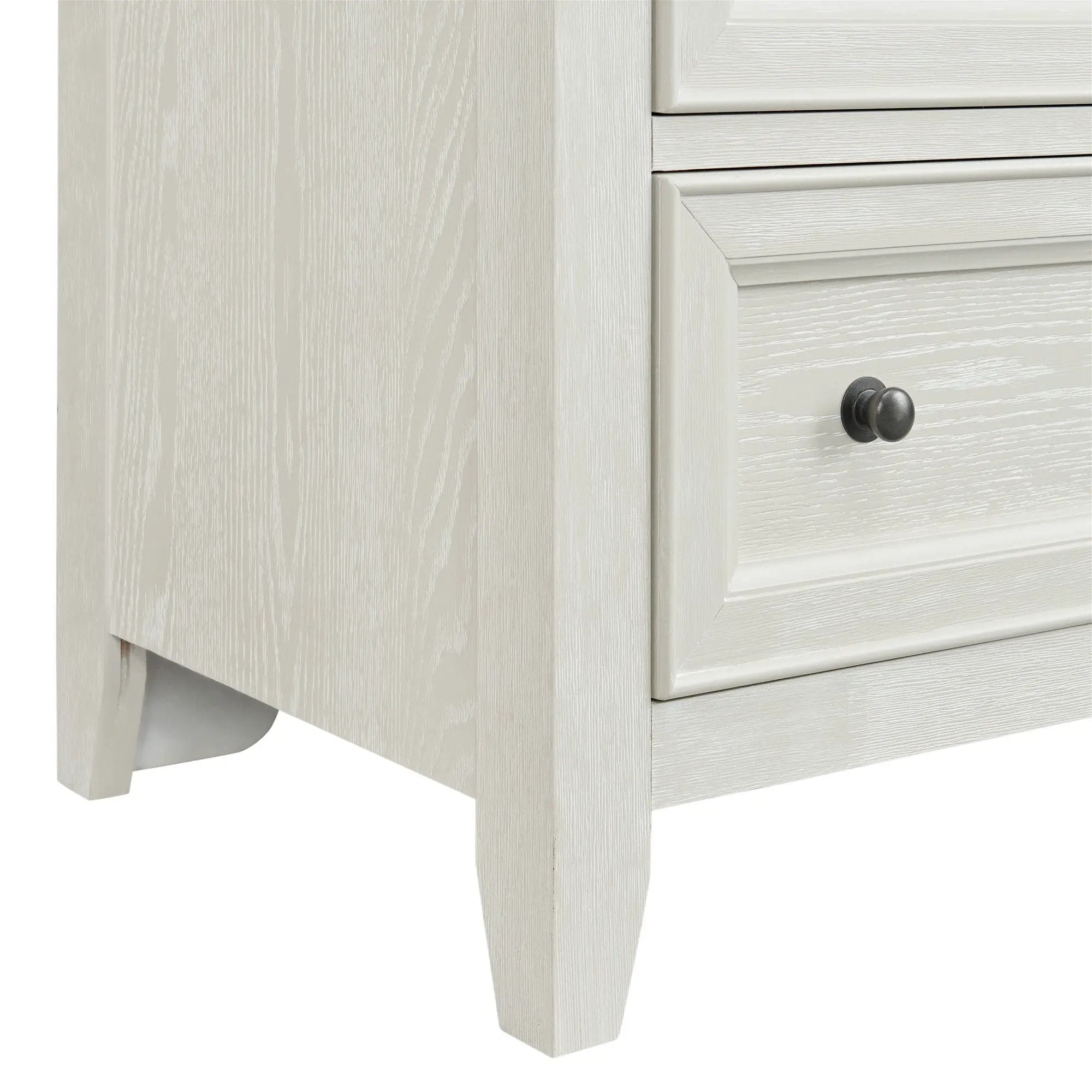 6 Drawer Chest With Knobs And Smooth Slides by HouseOfZazla