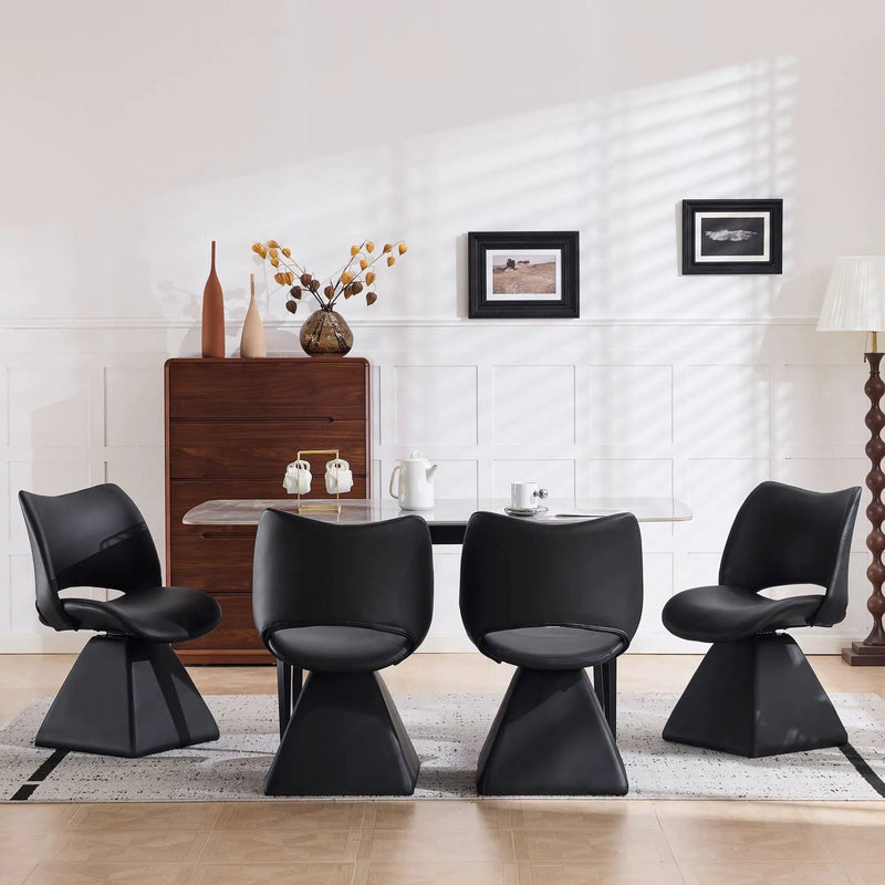 Modern Swivel Dining Chair With High Back