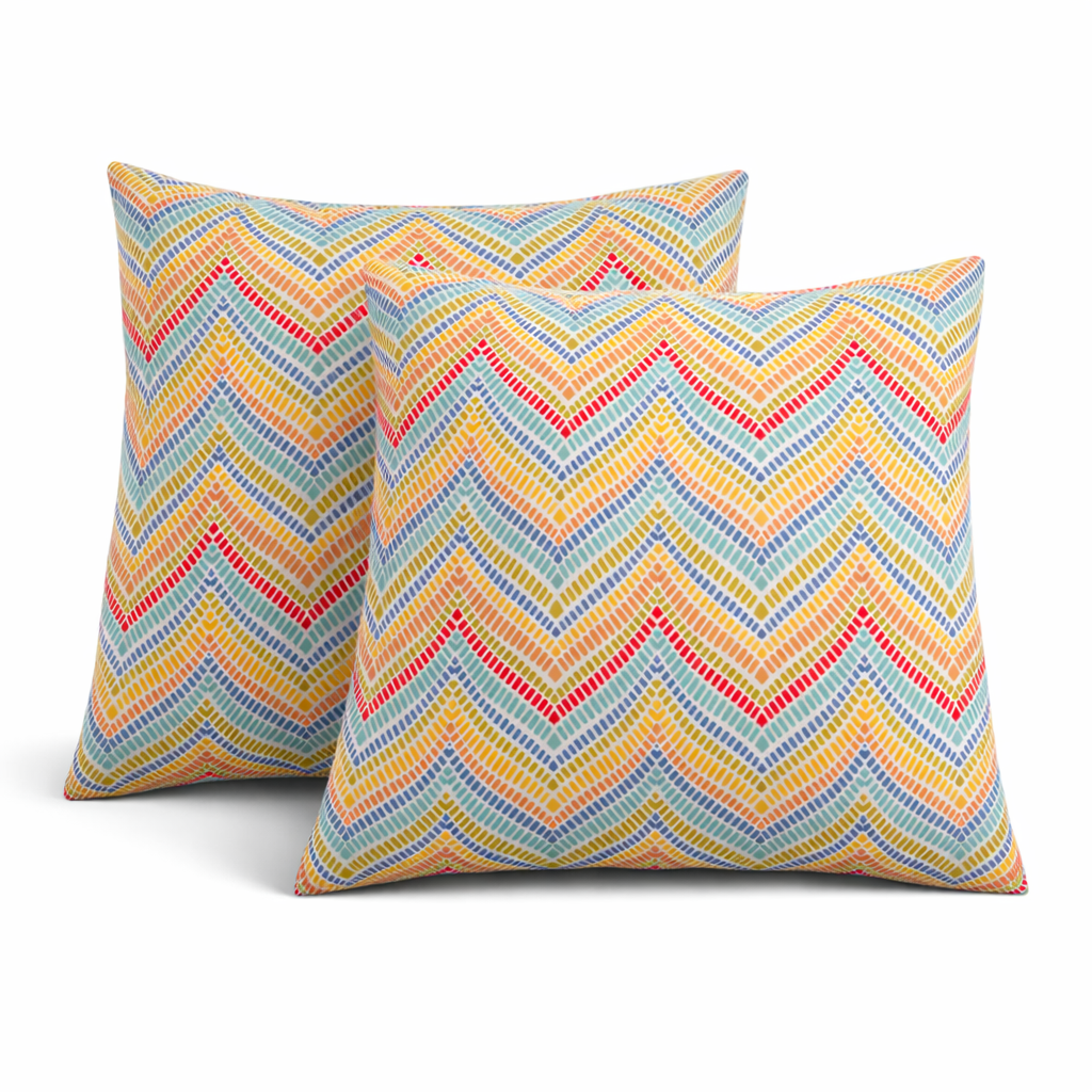 6 Pack Outdoor Pillow Covers - 18x18 Inch by HouseOfZazla