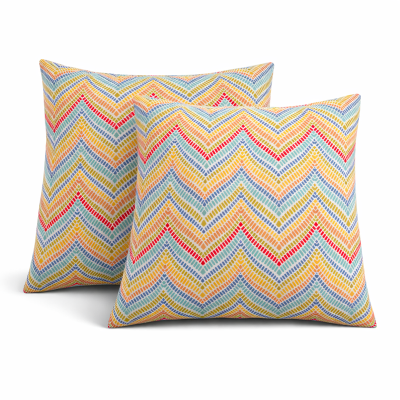 6 Pack Outdoor Pillow Covers - 18x18 Inch by HouseOfZazla