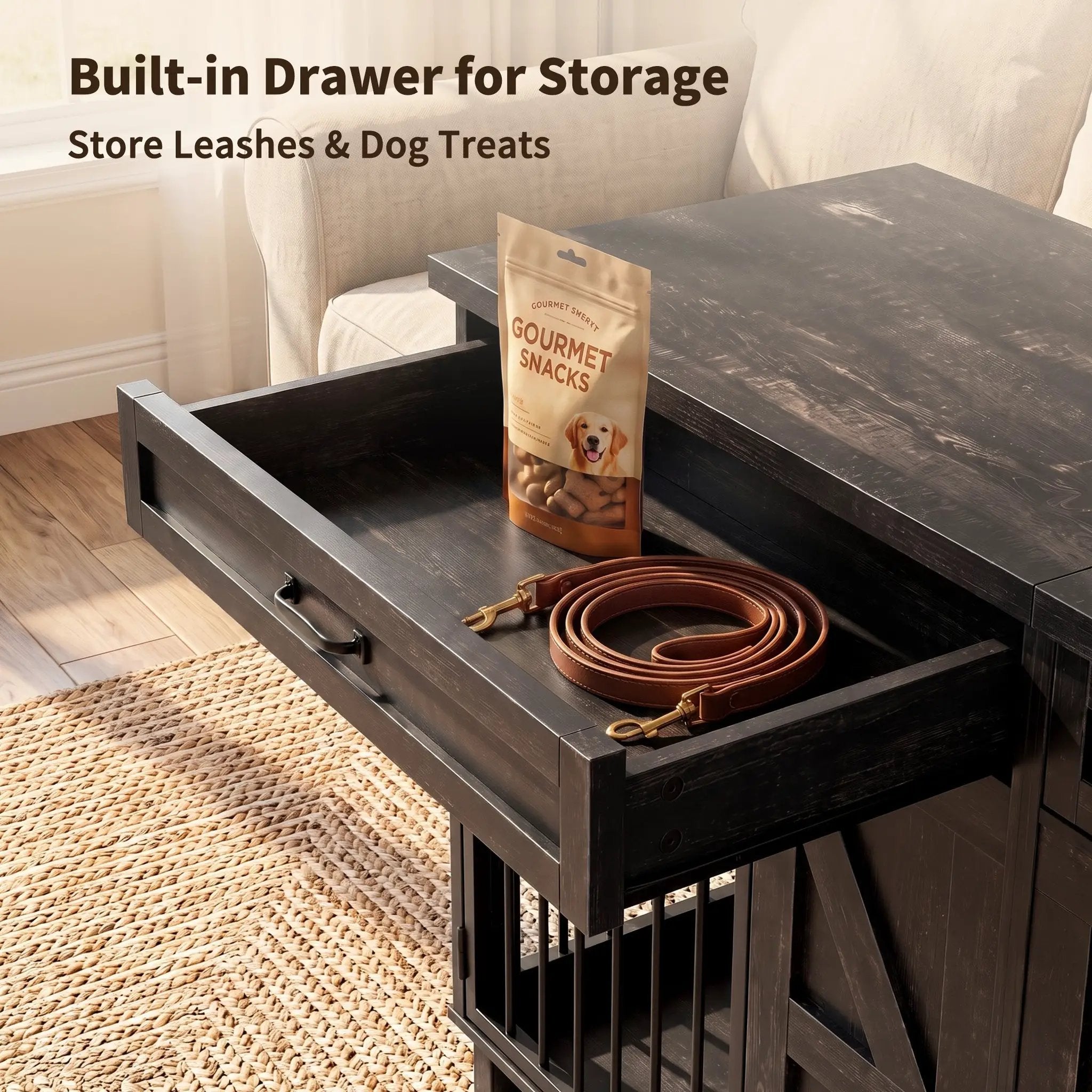 Dog Crate Furniture TV Stand by HouseOfZazla