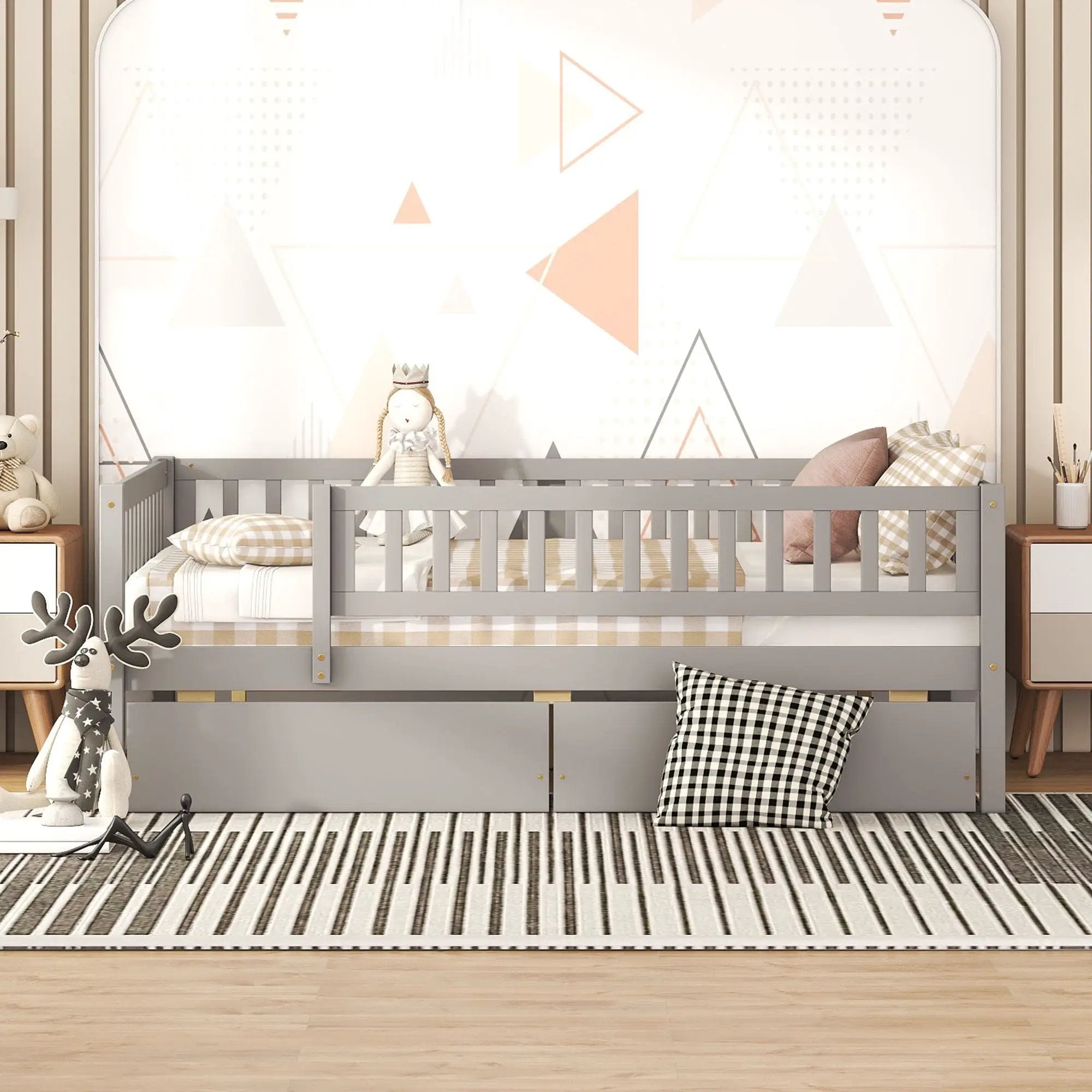 Multi Functional Wooden Daybed Bed by Unique Piece Furniture