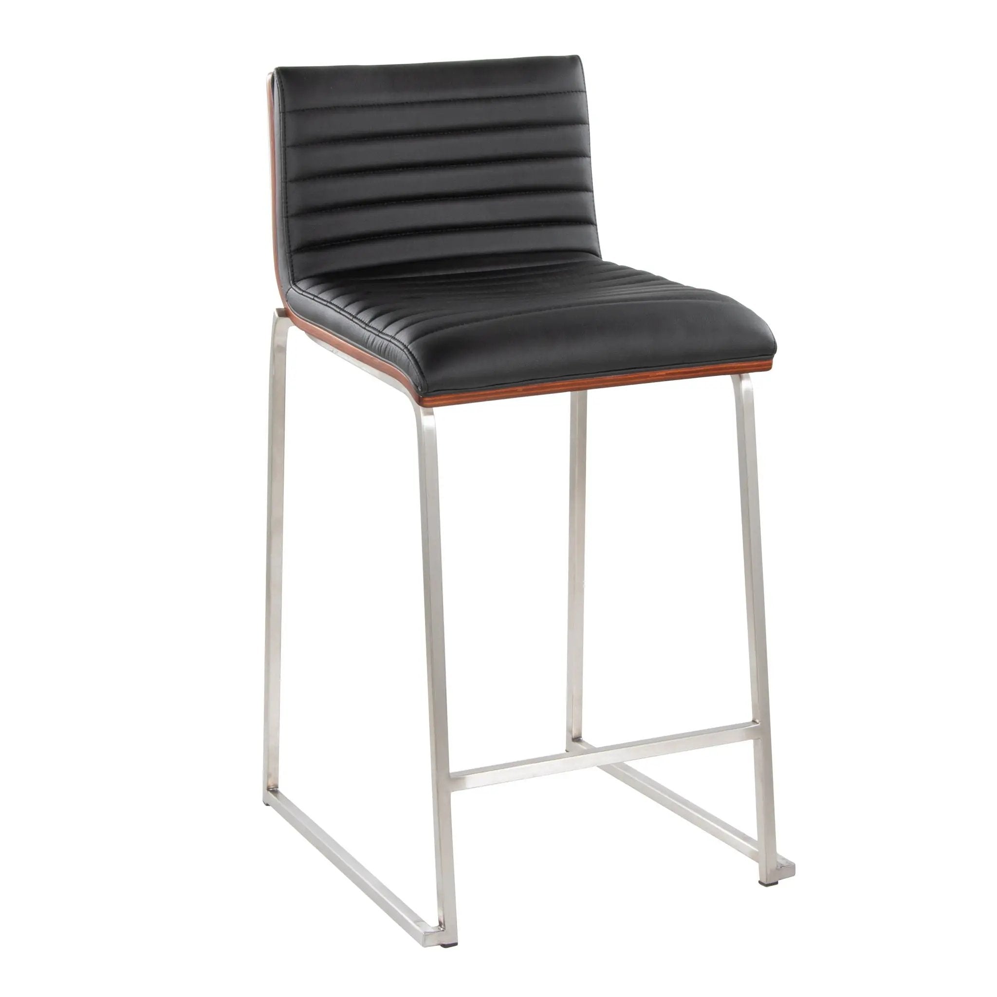Mason Mara - Contemporary Fixed Height Counter Stool (Set of 2) by HouseOfZazla