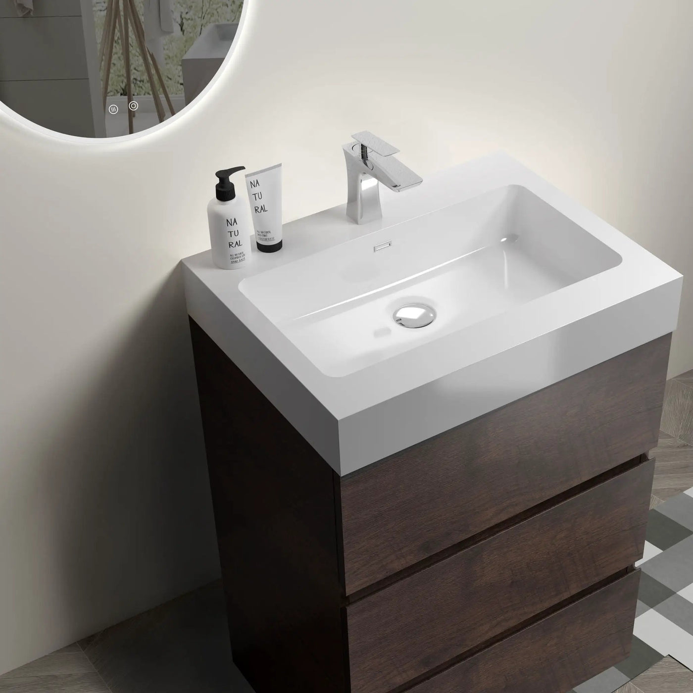 Alice - Bathroom Vanity With Large Storage, Freestanding by Unique Piece Furniture