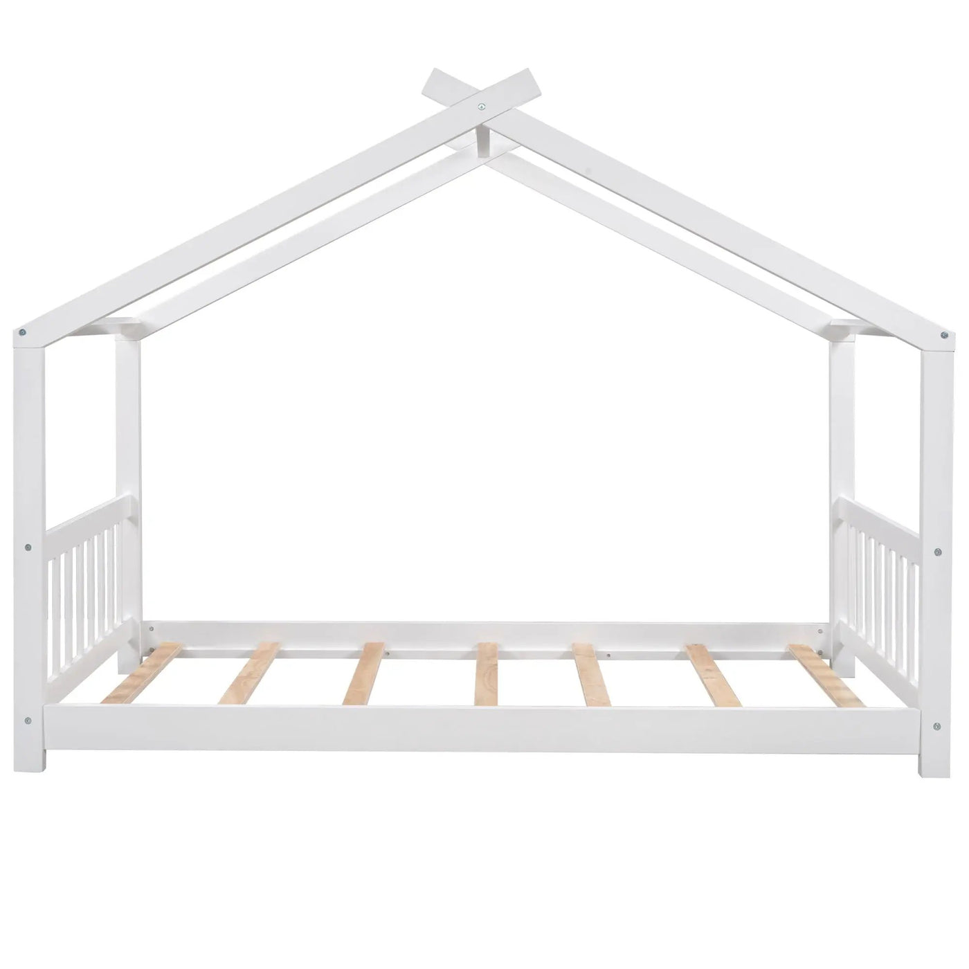 House Platform Bed With Headboard And Footboard, Roof Design by HouseOfZazla