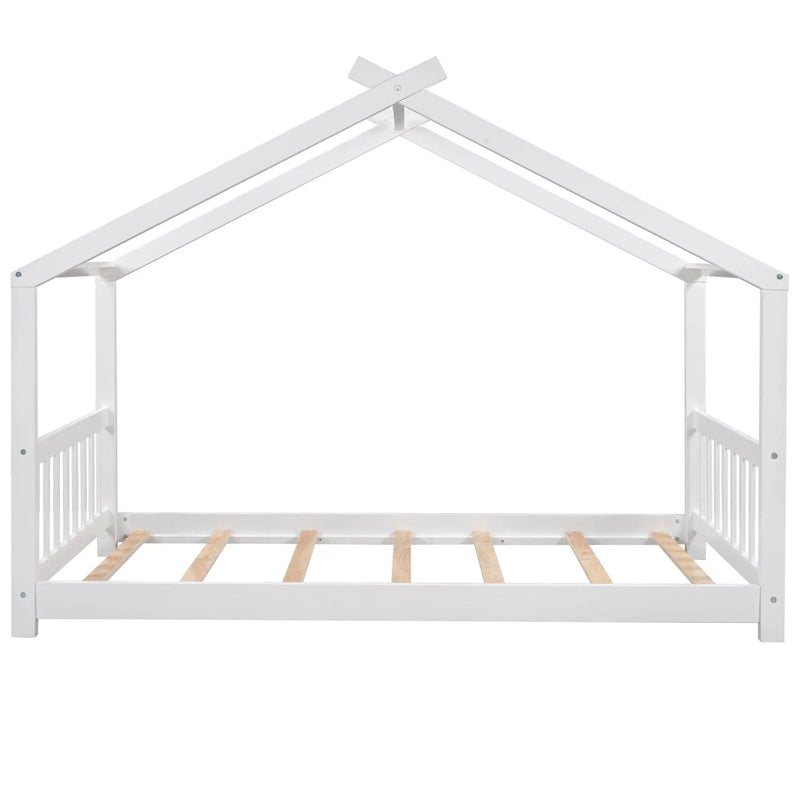 House Platform Bed With Headboard And Footboard, Roof Design