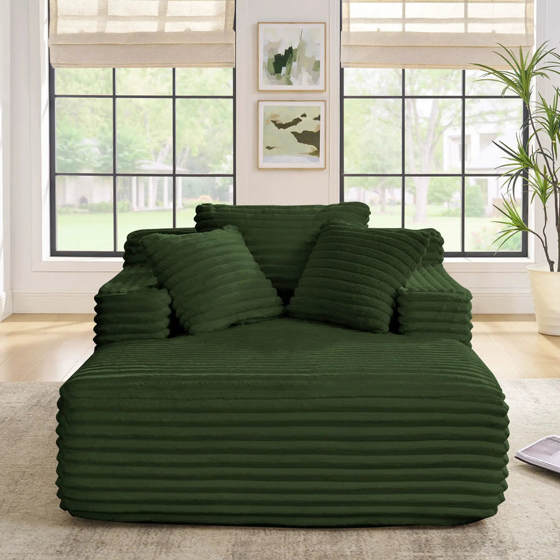 Chaise Lounge Sofa Bed With Deep Seat For Living Room by Unique Piece Furniture