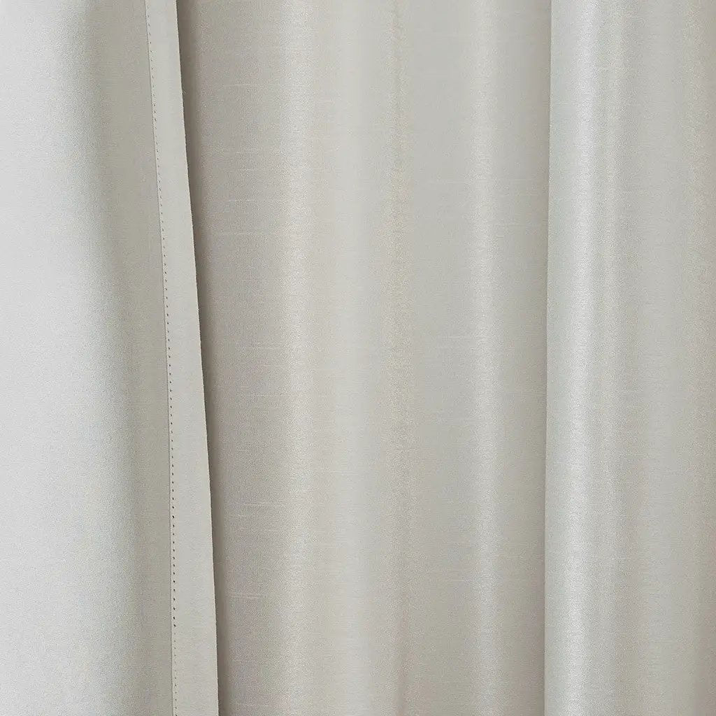 Twist Tab Total Blackout Window Curtain Panel White 50x95 by HouseOfZazla