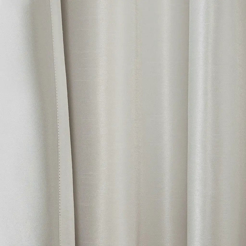 Twist Tab Total Blackout Window Curtain Panel White 50x95 by HouseOfZazla