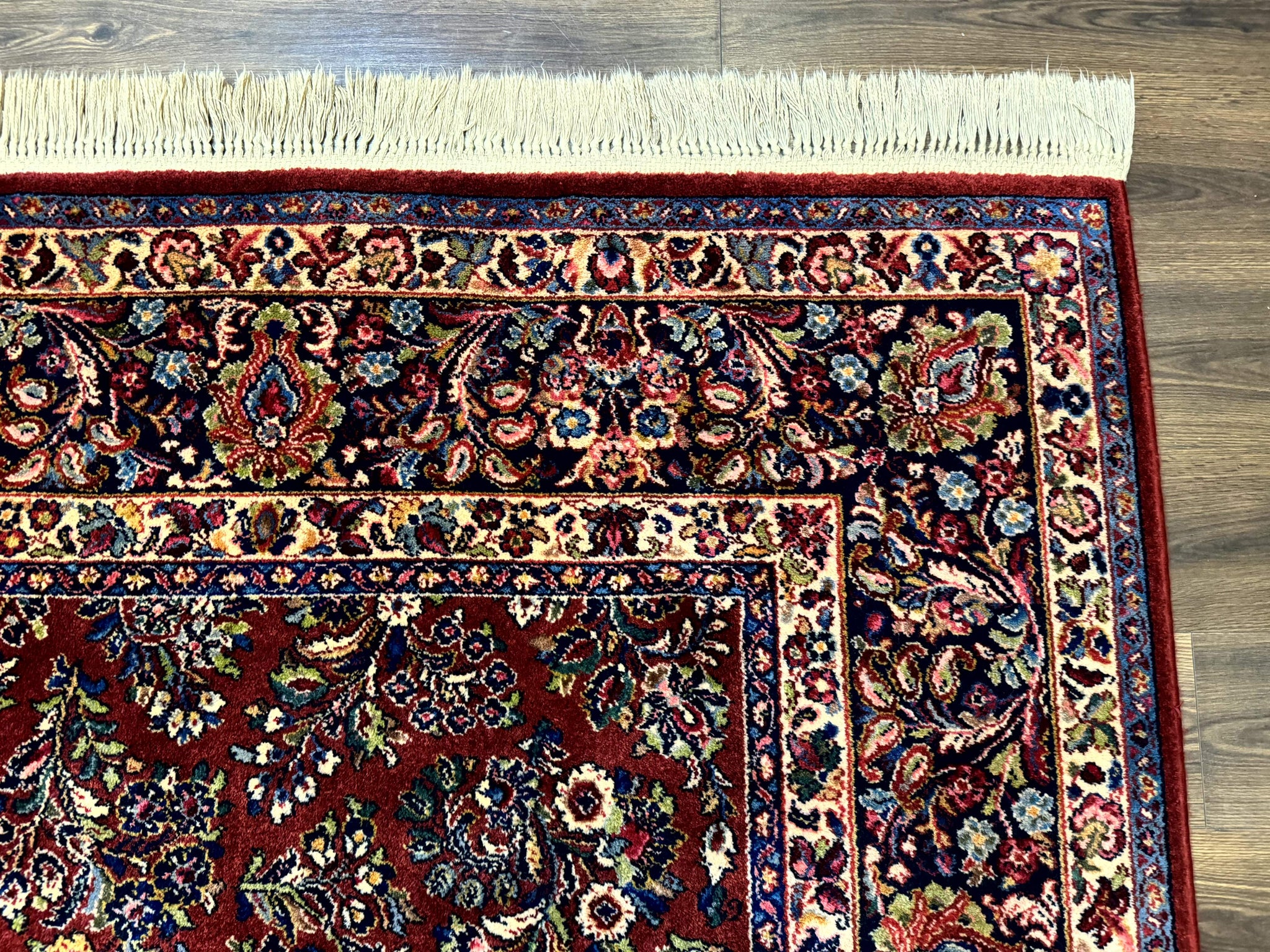 8.8 x 10.6 Karastan Red Sarouk Rug #785, Wool Pile Original 700 Series by Jewel Rugs