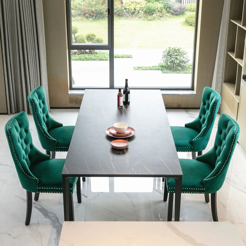 Nikki - High-End Tufted Dining Chair (Set of 2) by HouseOfZazla