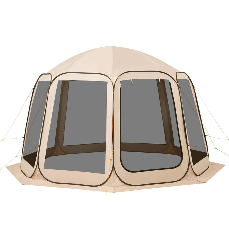 Screen House Tent, 12 x 11 ft, 10-12 Person Portable Canopy by HouseOfZazla