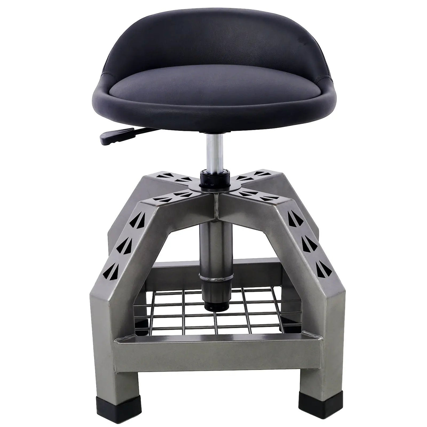 Pneumatic 360 Degree Swivel Stool, Mechanics Rolling Creeper Seat, Heavy Duty Rolling Mechanics Stool, Shop Stool With Casters by HouseOfZazla