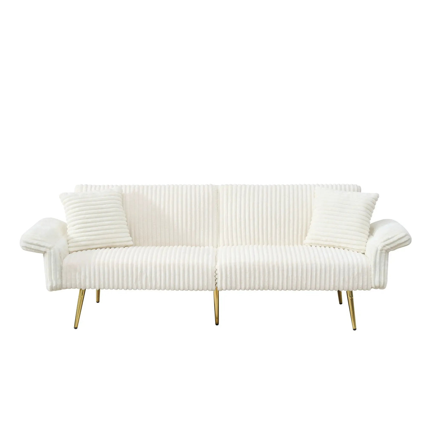 Luxury Foldable Double Sofa Bed With Folding Armrests by Unique Piece Furniture