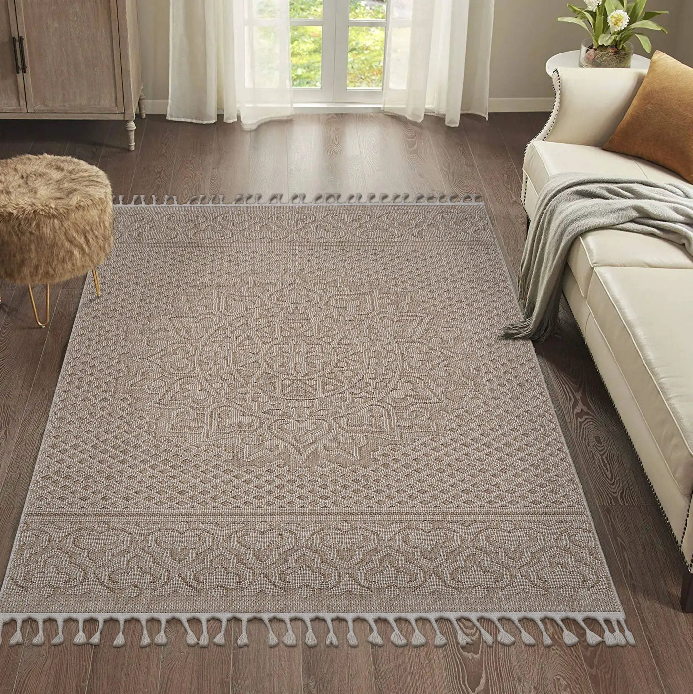Guros - Medallion Indoor / Outdoor Rug by Unique Piece Furniture
