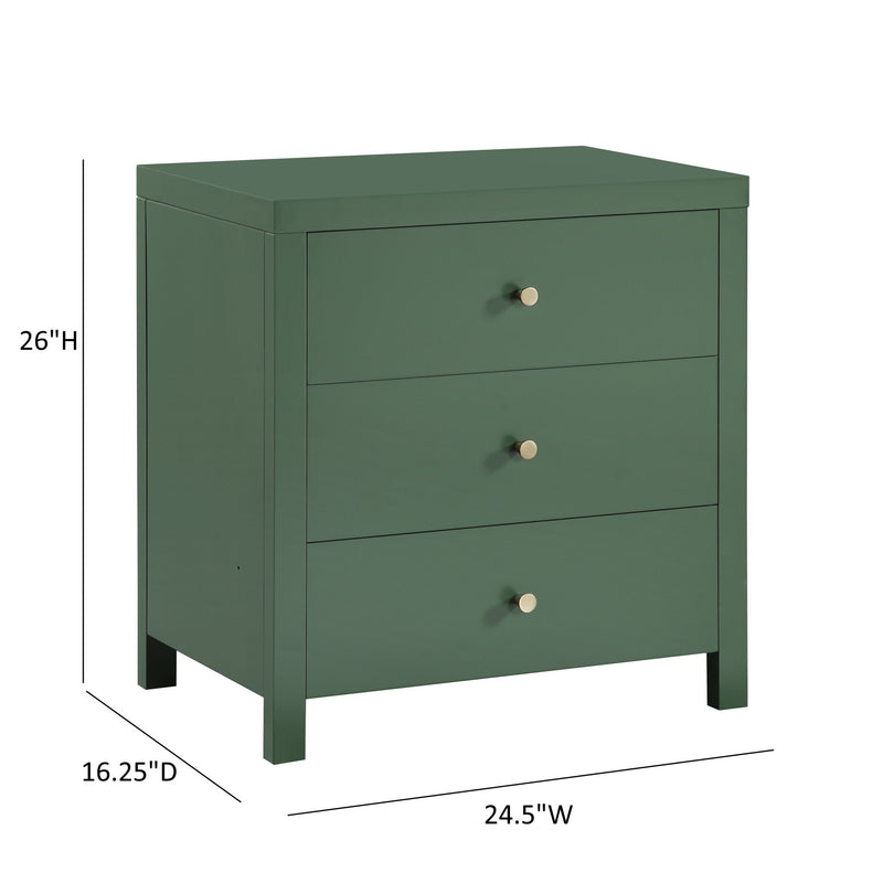 Nevarre - 3 Drawer Nightstand by HouseOfZazla