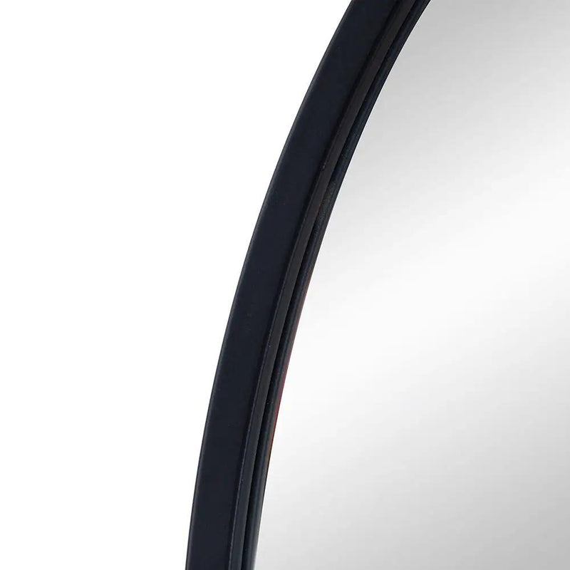 Arched Mirror With Metal Frame, Wall Mirror For Living Room Bedroom Entryway by HouseOfZazla