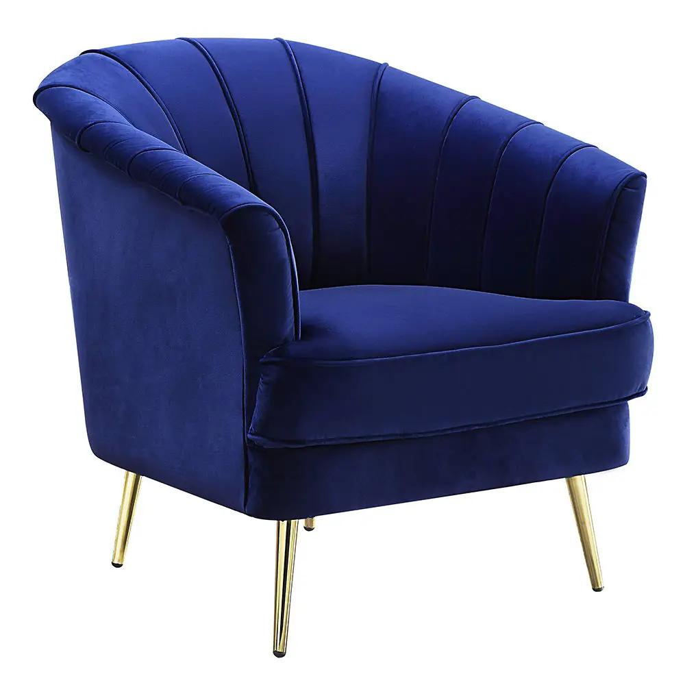 Eivor - Chair - Blue Velvet by Unique Piece Furniture