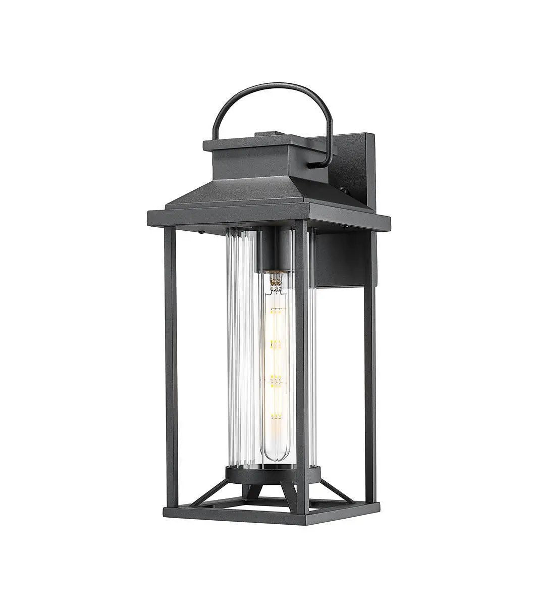 Outdoor Porch Lights Textured Black Exterior Lighting Fixtures Wall Mount by HouseOfZazla