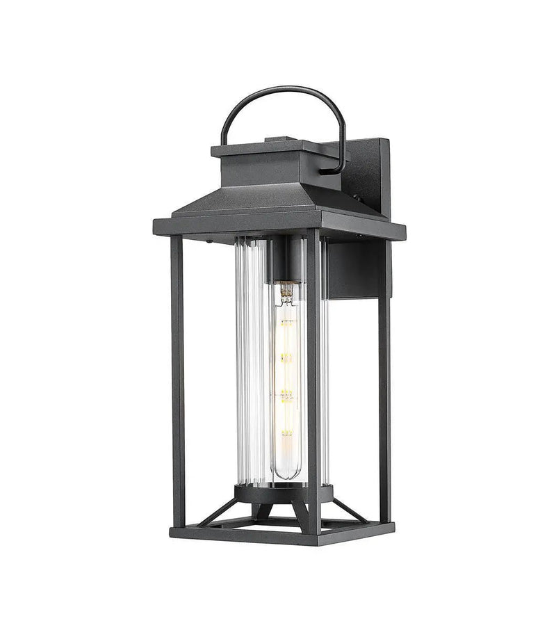 Outdoor Porch Lights Textured Black Exterior Lighting Fixtures Wall Mount by HouseOfZazla