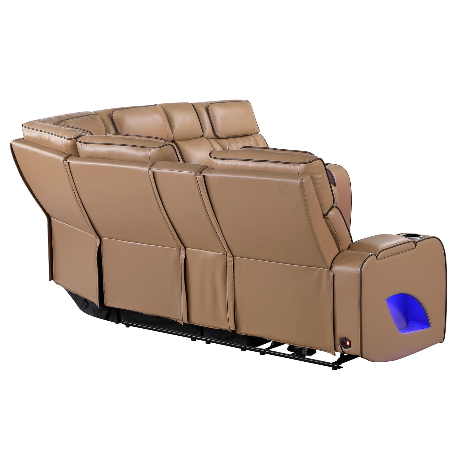 Fortuner - Power Recliner Sectional Sofa by HouseOfZazla