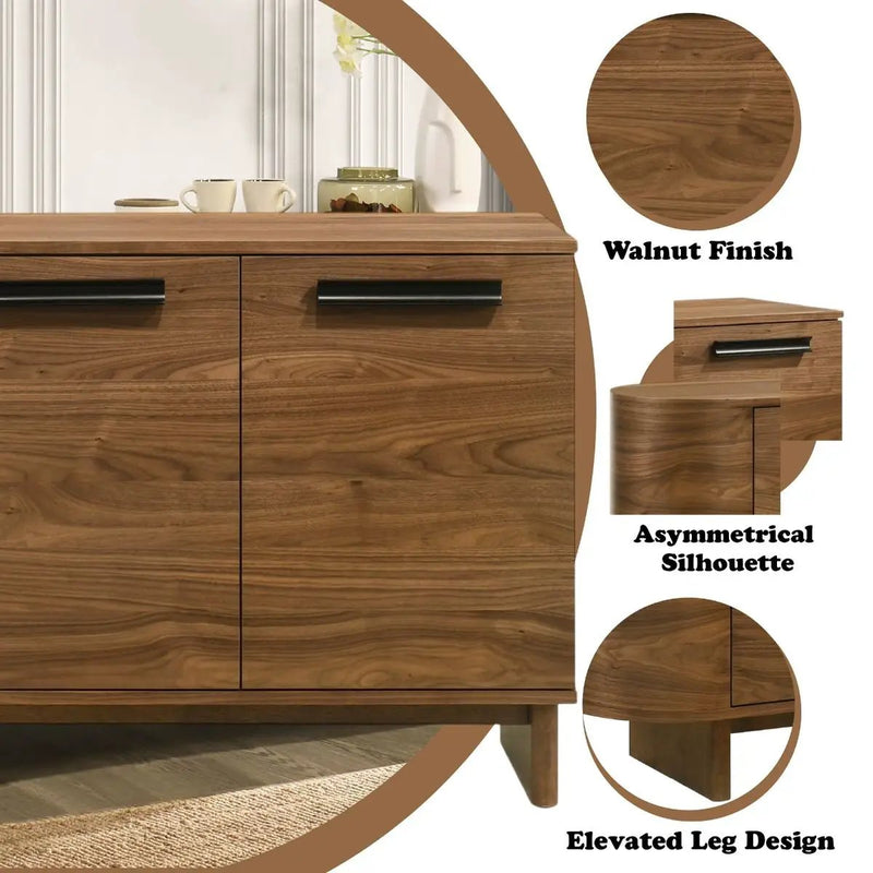 Kyree - Server - Walnut by Unique Piece Furniture