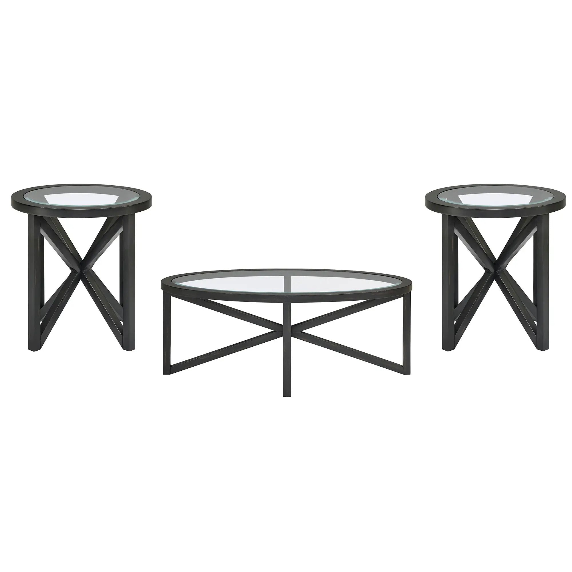 Modern Simple Glass Coffee Table by HouseOfZazla