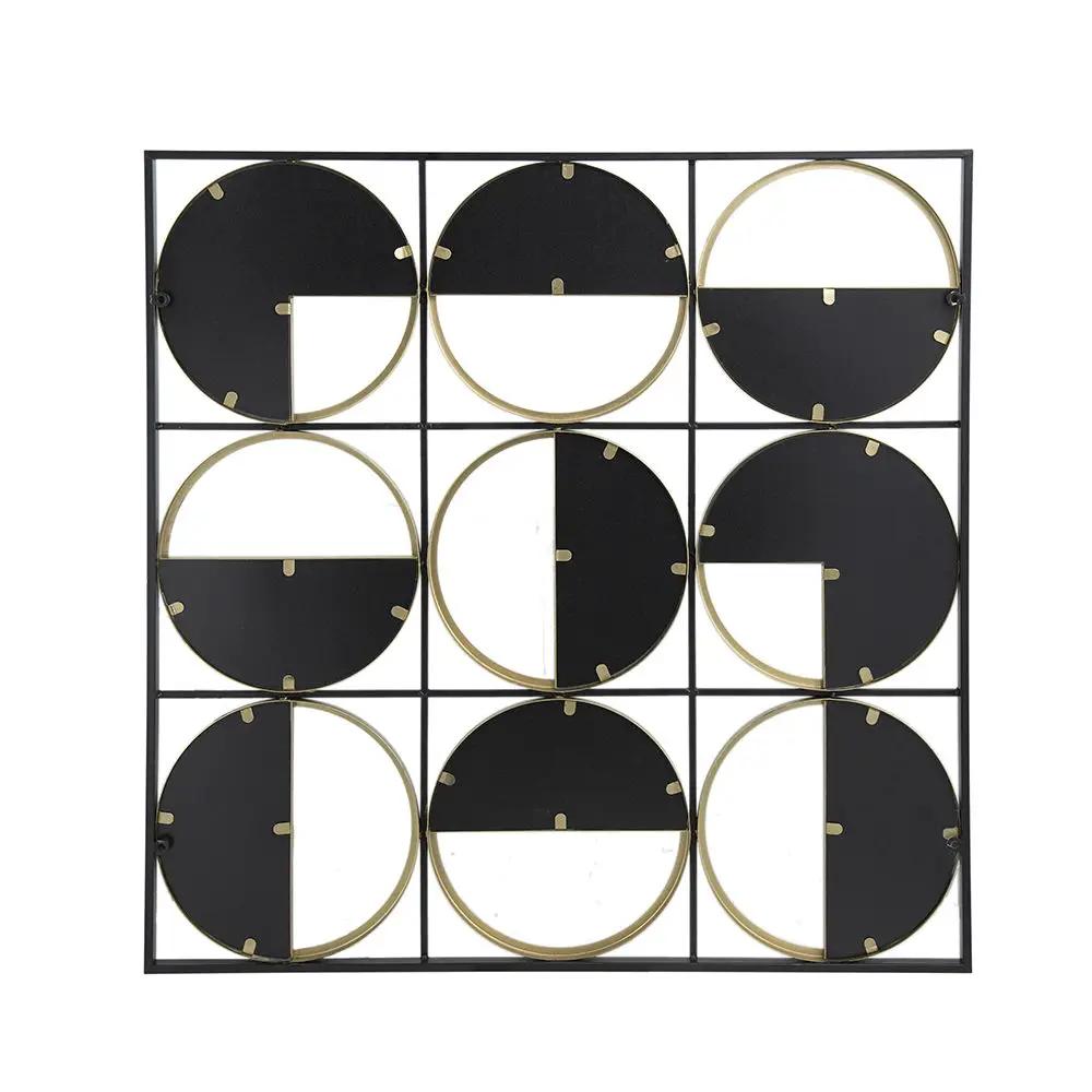 Eclectic Styling Metal Beaded Wall Mirror With Contemporary Design For Bedroom, Liveroom & Entryway by Unique Piece Furniture