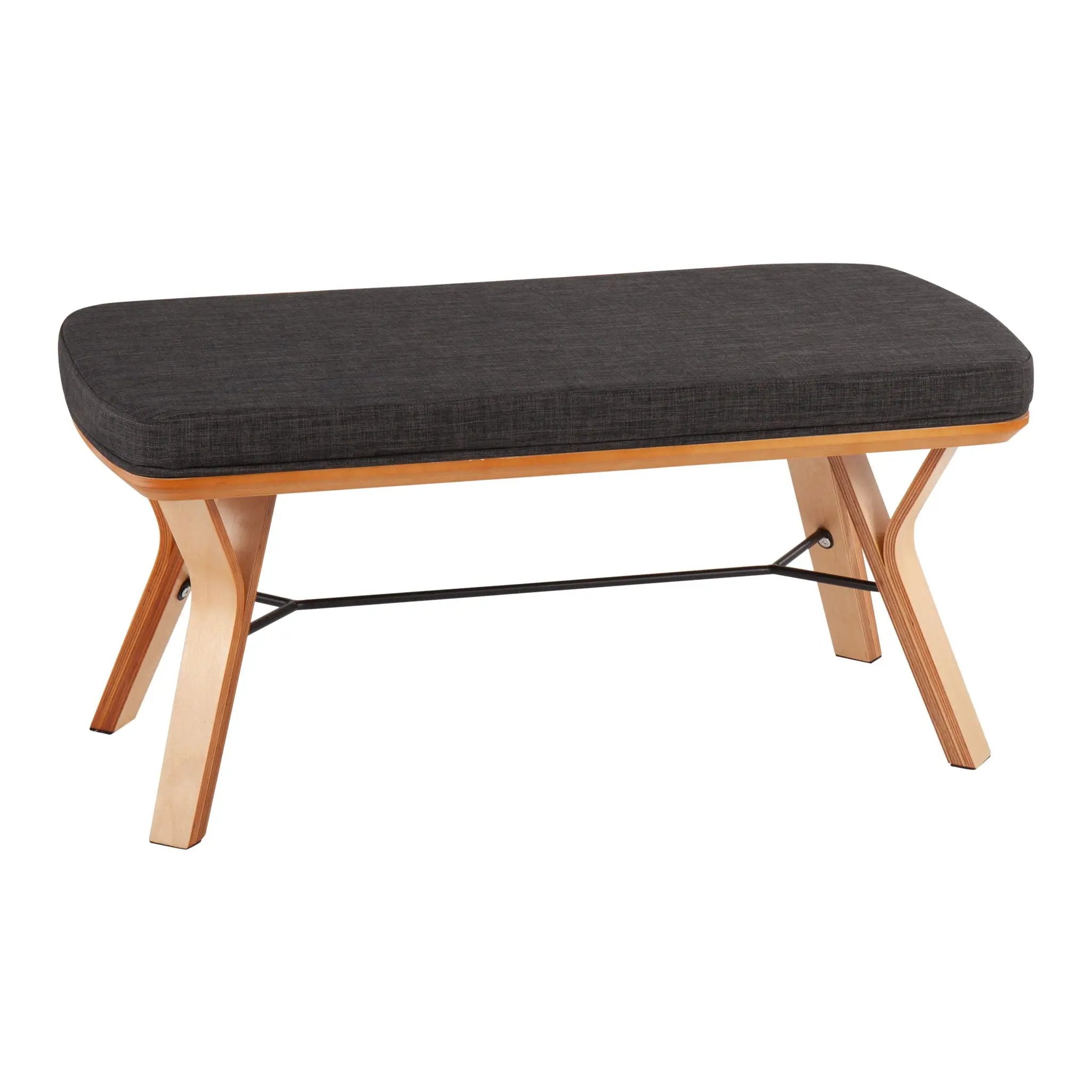 Folia - Mid Century / Modern Bench by Unique Piece Furniture