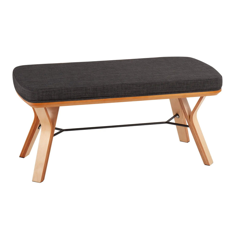 Folia - Mid Century / Modern Bench by Unique Piece Furniture