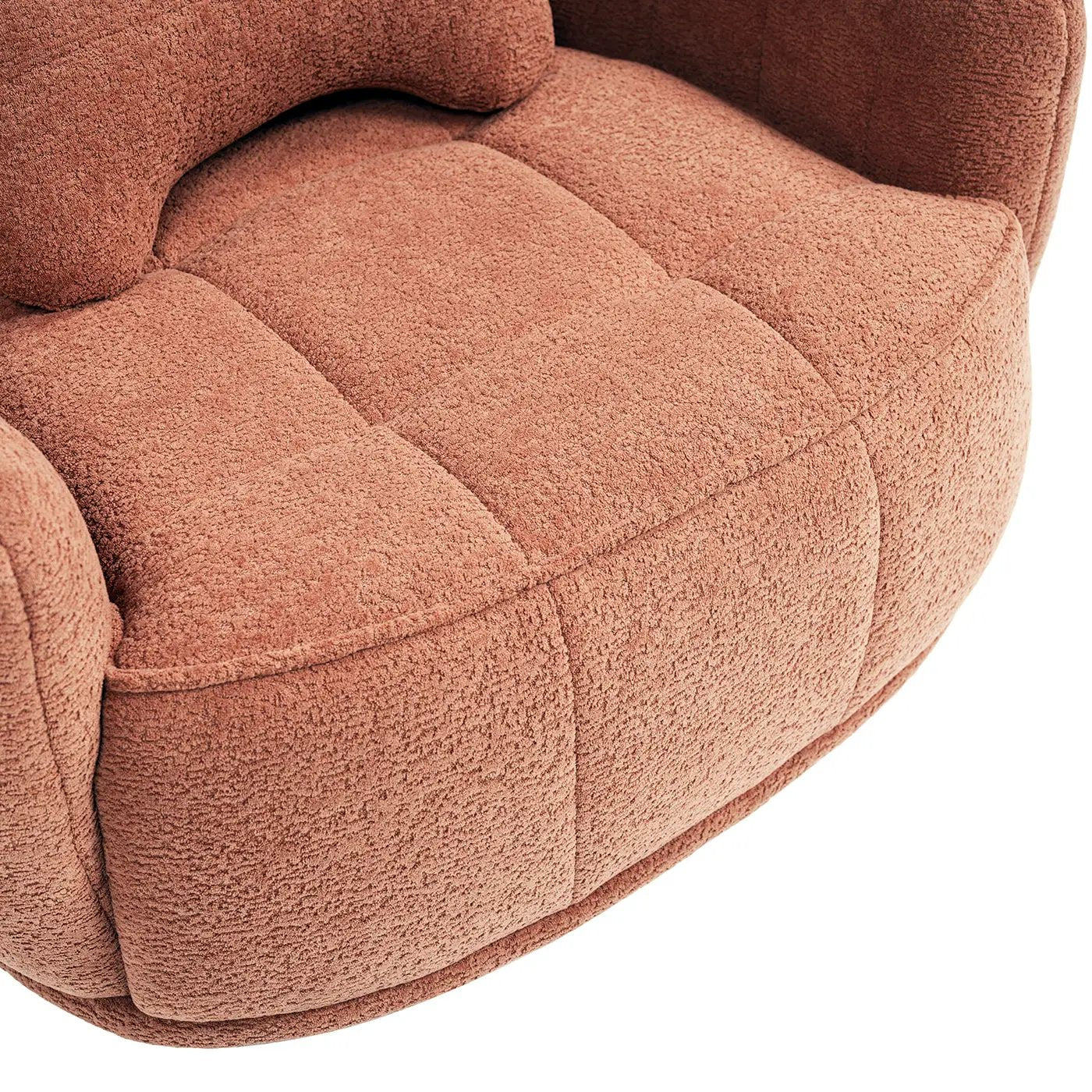 Louie 30.5" Modern Dog Sofa Bed with Bone Pillow, Medium, Spice by HouseOfZazla