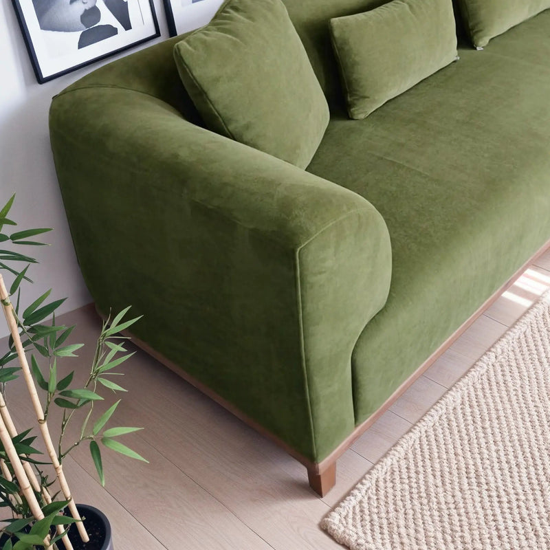 Richardson Velvet Sofa by HouseOfZazla