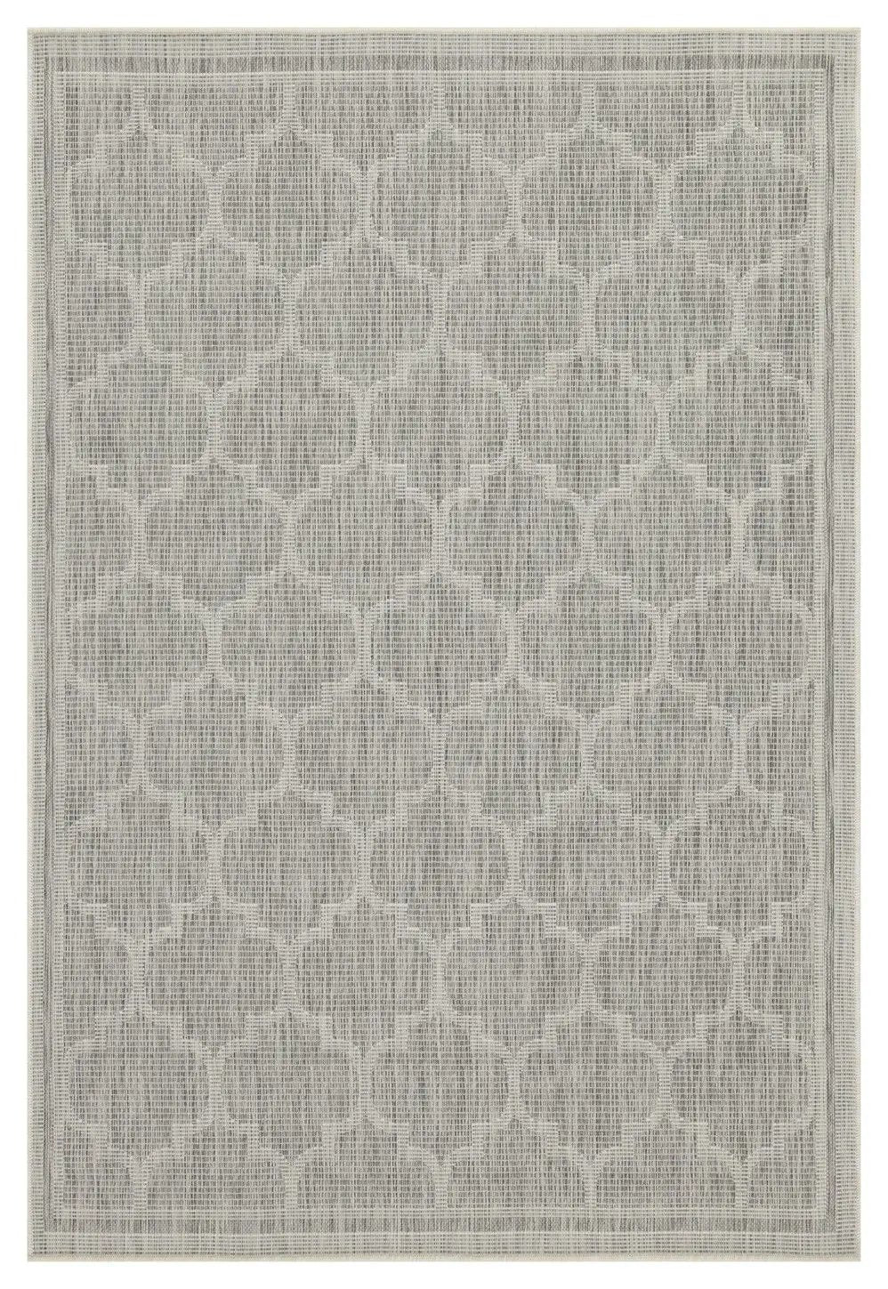 Sunshine - 5'3" X 7'3" Indoor & Outdoor Area Rug - Silver by Unique Piece Furniture