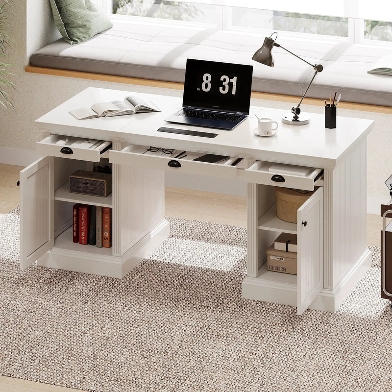 67" Modern Executive Desk with Storage by HouseOfZazla