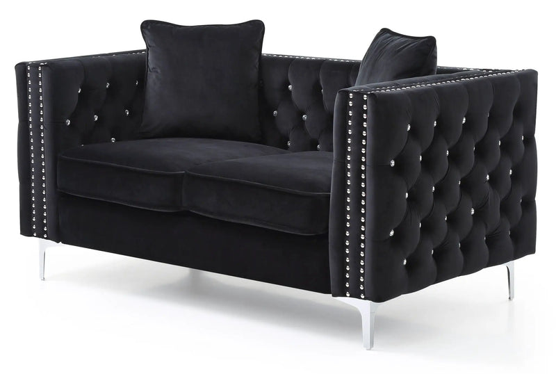 Elegant Track Arm Loveseat by Unique Piece Furniture