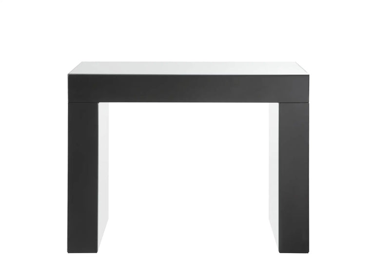 Nysa Mirrored & Faux Crystals Vanity Desk by HouseOfZazla