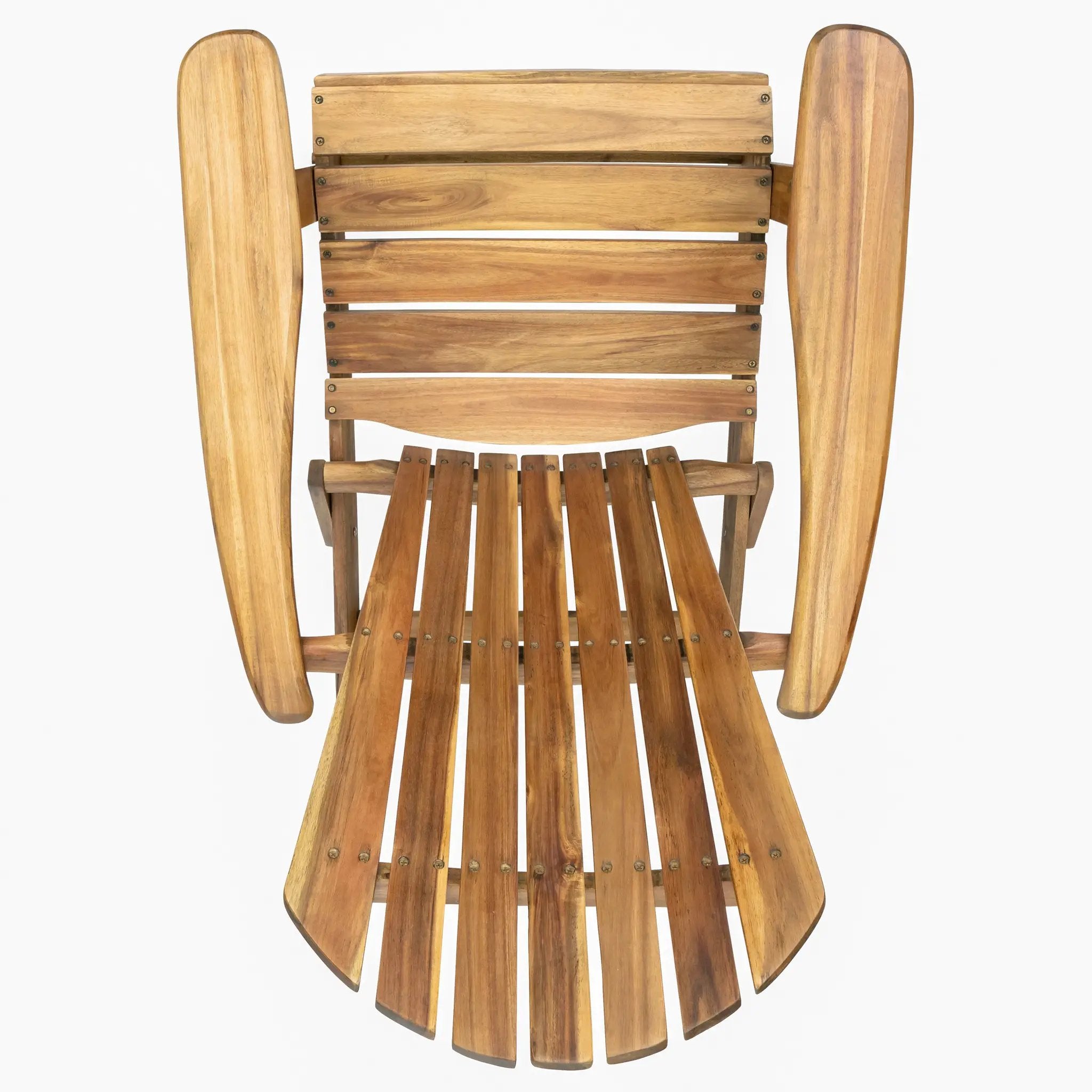 Folding Adirondack Chair Wooden Accent Furniture Lounge Chair by HouseOfZazla