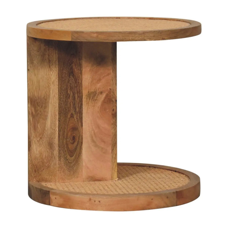 Close Knit Corner End Table - Oak by HouseOfZazla