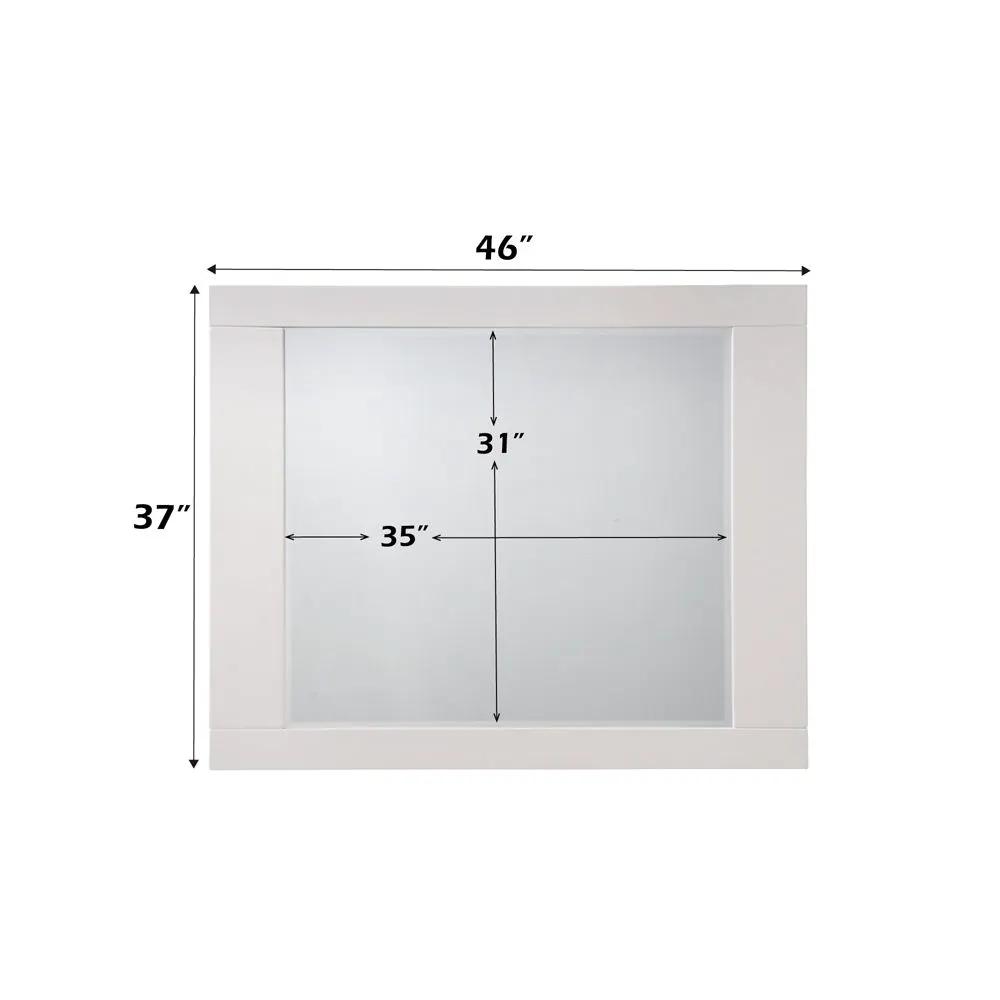 Naima II - Mirror - White High Gloss by Unique Piece Furniture